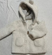 Jaqueta branca Sherpa Carters bebê menina bebê menino tamanho 6 meses zíper quente comprar usado  Enviando para Brazil