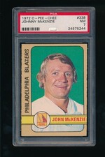 1972 O-Pee-Chee #338 John Johnny McKenzie PSA 7 NM Philadelphia Blazers na sprzedaż  Wysyłka do Poland