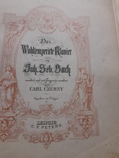 Bach wohltemperite klavier d'occasion  Expédié en Belgium