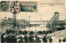 Cpa water toboggan d'occasion  Expédié en France