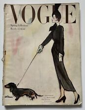 Vintage Vogue Magazine, March 1, 1947 segunda mano  Embacar hacia Argentina