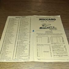 1958 meccano hornby for sale  BRIDLINGTON
