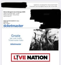 Biglietto concerto usato Biglietto concerto usato  Barletta