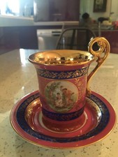 Tasse tasse porcelaine d'occasion  Maizières-la-Grande-Paroisse