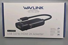 Usado, Adaptador Wavlink USB 3.0 para HDMI 2K WL-UG3501H caixa aberta NOVO comprar usado  Enviando para Brazil