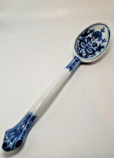 Colher de porcelana Meissen Blue Onion 9" Carl Teichert Mark comprar usado  Enviando para Brazil