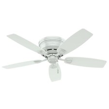 Hunter Fan Company, 53119, 48 polegadas vento marinho branco perfil baixo interno/externo..., usado comprar usado  Enviando para Brazil