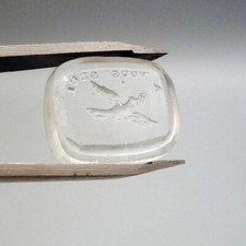 Clear glass intaglio for sale  PETERBOROUGH