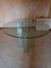 Tavolo rotondo vetro usato Tavolo rotondo vetro usato  Ziano Piacentino