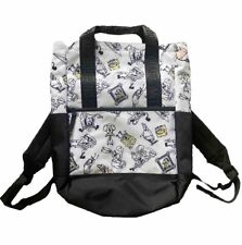 Bob Esponja Calça Quadrada Mochila Bolsa AOP Design Esboço Alças Duplas P&B Rara comprar usado  Enviando para Brazil