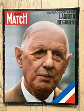 Revue paris match d'occasion  Garat