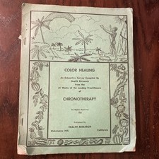 COLOR HEALING - CHROMOTHERAPY Rare 1956 Health Research PB comprar usado  Enviando para Brazil