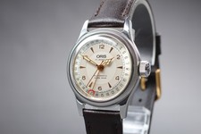[Perto de ESTADO PERFEITO] ORIS Big Crown ponteiro data 7400 mostrador creme relógio automático masculino comprar usado  Enviando para Brazil