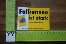 Alter aufkleber telefonbuch gebraucht kaufen  Kupferberg