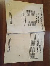 Installation operating instruc for sale  Seymour