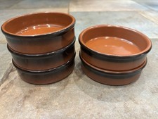 Terracotta black ramekin for sale  HEREFORD
