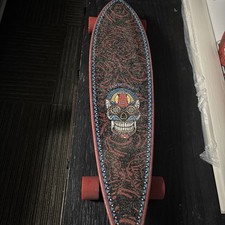Charuto Santa Cruz Skate Road Rider Cruiser caveira 39"x9.5" pintail longboard comprar usado  Enviando para Brazil