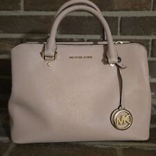 Bolsa de ombro Michael Kors Savannah couro rosa grande satchel comprar usado  Enviando para Brazil