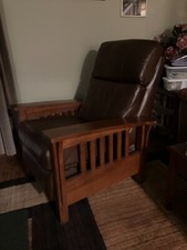 Recliner leather gently for sale  Chevy Chase