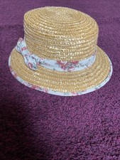 Summer straw boater for sale  NEWCASTLE UPON TYNE