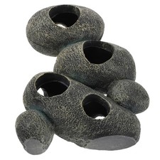  Aquário Hideaway Rock Shelter: enfeite de habitat de tanque de peixes - aquário 5 em 1, usado comprar usado  Enviando para Brazil