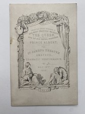 Early victorian ticket for sale  LONDON