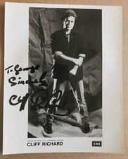 Cliff richard signed for sale  GRIMSBY