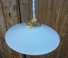 Suspension opaline blanche d'occasion  Targon