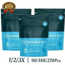 Complexo de glicinato de magnésio 3 em 1 -1800mg suplementos como bisglicinato 1-3X/- IN, usado comprar usado  Enviando para Brazil
