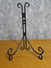 Suporte para fotos exibição cavalete de metal ferro preto - Suporte livre ou pendurado comprar usado  Enviando para Brazil
