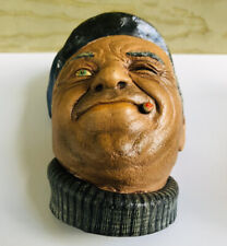 Cabide de parede feito à mão pintado à mão gesso 3D figura retrato homem decoração para casa comprar usado  Enviando para Brazil