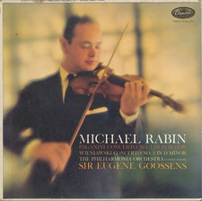 Michael Rabin "Paganini / Wieniawski: Violin Concertos" LP Capitol P8534  comprar usado  Enviando para Brazil
