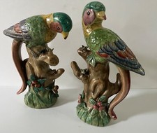 Pair ceramic parrot for sale  New York