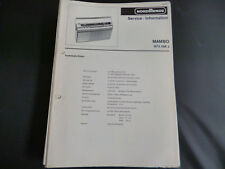 Riginal service manual gebraucht kaufen  Hohenstein