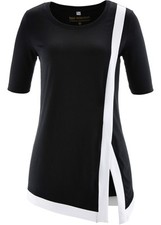 Longshirt schwarz weiß gebraucht kaufen  Deutschland