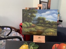 Quadro olio tela usato  Mussomeli