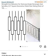 Wrought iron balusters for sale  Fort Wayne