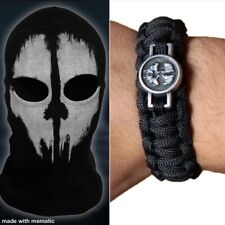 Máscara Cosplay Adulto Fantasma Balaclava Esqui + Pulseira Paracord ACTIVISION CALL OF DUTY comprar usado  Enviando para Brazil