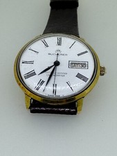 Relógio masculino Bucherer cronômetro suíço data automática - Funciona comprar usado  Enviando para Brazil