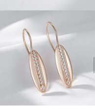 Orecchini pendenti lisci usato  Pescara