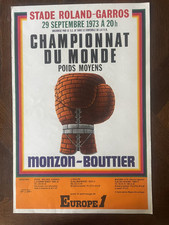 Affiche originale boxe d'occasion  Toucy