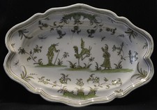 Plat faïence décor d'occasion  Tocane-Saint-Apre