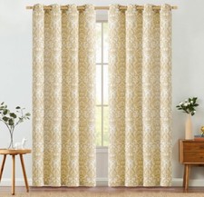 Yellow gold curtain for sale  Walls