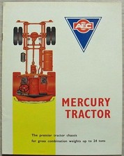 Aec mercury tractor for sale  LEICESTER