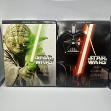 The Complete Star Wars Saga Episodes 1-6 1 2 3 4 5 6 Blu-ray + DVD W/ Slipcovers comprar usado  Enviando para Brazil