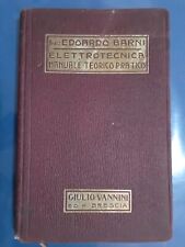 1922 manuale elettrotecnica usato  Roma