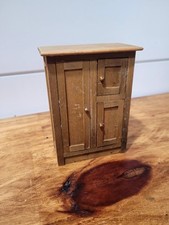 MINIATURA MÓVEIS PARA CASA DE BONECAS ARMÁRIO CAIXA GELADEIRA MADEIRA comprar usado  Enviando para Brazil