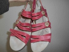 Romika red leather for sale  LEICESTER