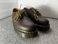 Dr. Martens Ciemnobrązowe Crazy Horse Oxford Platform Buty Męskie Rozmiar 10 Damskie 11 na sprzedaż  Wysyłka do Poland