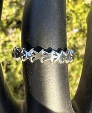 Usado, Anel de prata esterlina 925 Star Eternity Band comprar usado  Enviando para Brazil
